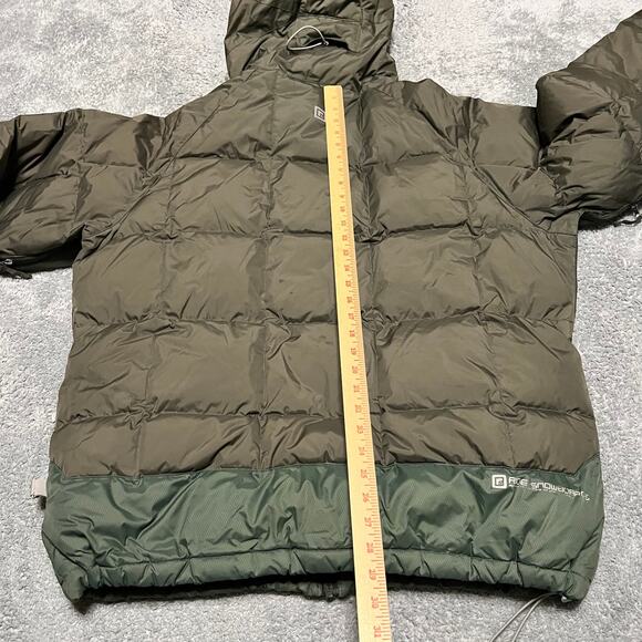 Ride Snowboards Coat Mens XL Ridedry Series Jacket Hooded Down Ski Snow Green - Picture 7 of 10